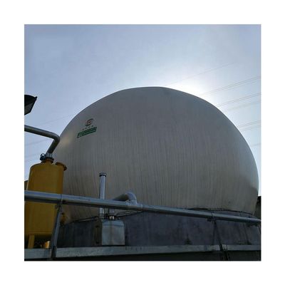 qualidade  Round Double Membrane Biogas Holder With Recycling Advantage fábrica