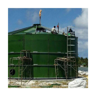 Digestor anaeróbico de esterco animal Produção de biogás em projeto de usina de biogás