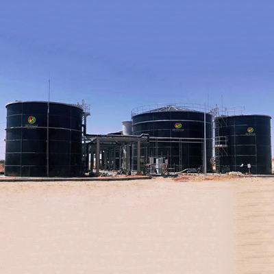 Do biogás anaeróbico do reator de CSTR projeto anaeróbico do digestor em China