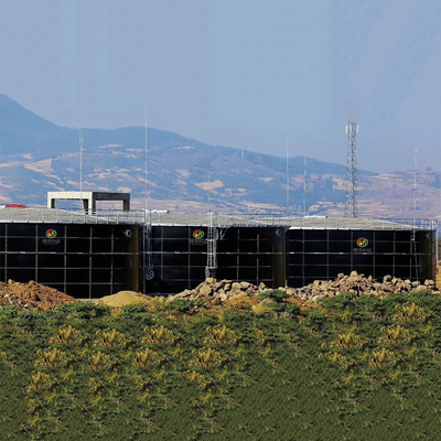 Central elétrica da digestão anaeróbica da planta do biogás de Dung Gas Plant Human Waste