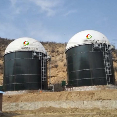 Projeto de planta de biogás de alta eficiência com tecnologia de digestão anaeróbica