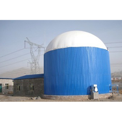 Tanque montado do digestor do biogás da eficiência elevada do mundo esmalte popular