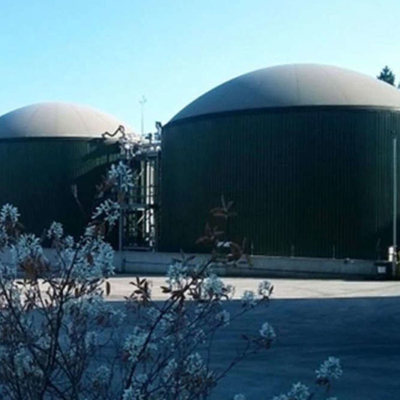 Projeto de planta de biogás de energia renovável que utiliza a digestão anaeróbica