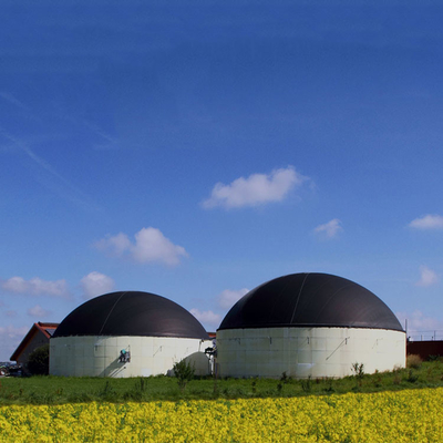 Projeto de planta de biogás de energia renovável que utiliza a digestão anaeróbica