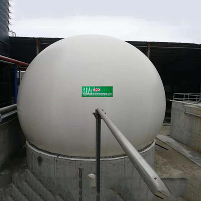 Suporte de Biogás de Membrana Dupla de Controle Automático com Reação Anaeróbica