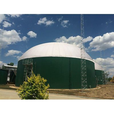 Detentor de biogás de controlo automático para biogás e águas residuais