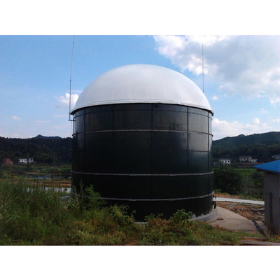 Tanque de fermentação anaeróbico integrado do digestor anaeróbico relativo ao biogás