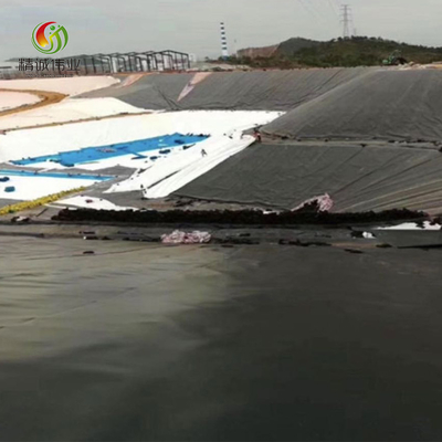 Revestimento de lago com geomembrana de HDPE impermeável Revestimento de polietileno de alta densidade