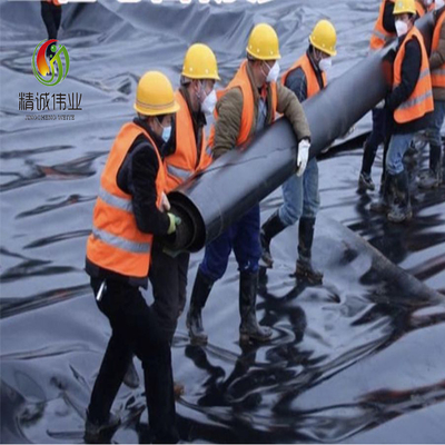 Revestimento de lago com geomembrana de HDPE impermeável Revestimento de polietileno de alta densidade