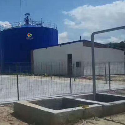 Planta comercial expandida do biogás do tratamento de águas residuais granulado da cama EGSB da lama