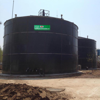Geração móvel do biogás de UASB IC da planta de tratamento de esgotos
