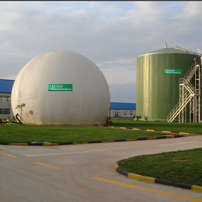 Geração móvel do biogás de UASB IC da planta de tratamento de esgotos
