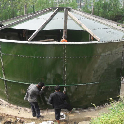 Geração móvel do biogás de UASB IC da planta de tratamento de esgotos