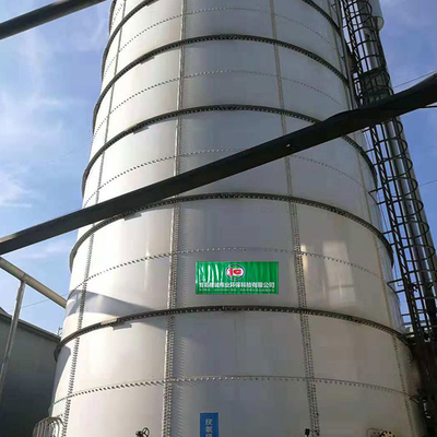 Tanque de digestão anaeróbica anaeróbico da fossa séptica do digestor de CSTR para explorações agrícolas de gado